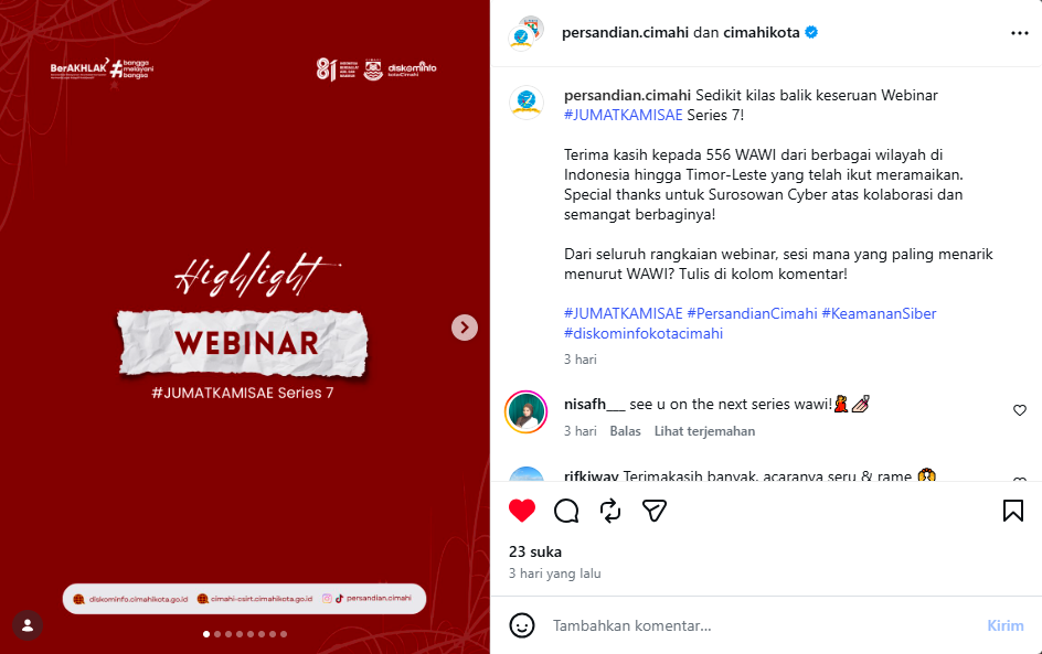 Webinar Jumatkami